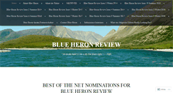 Desktop Screenshot of blueheronreview.com
